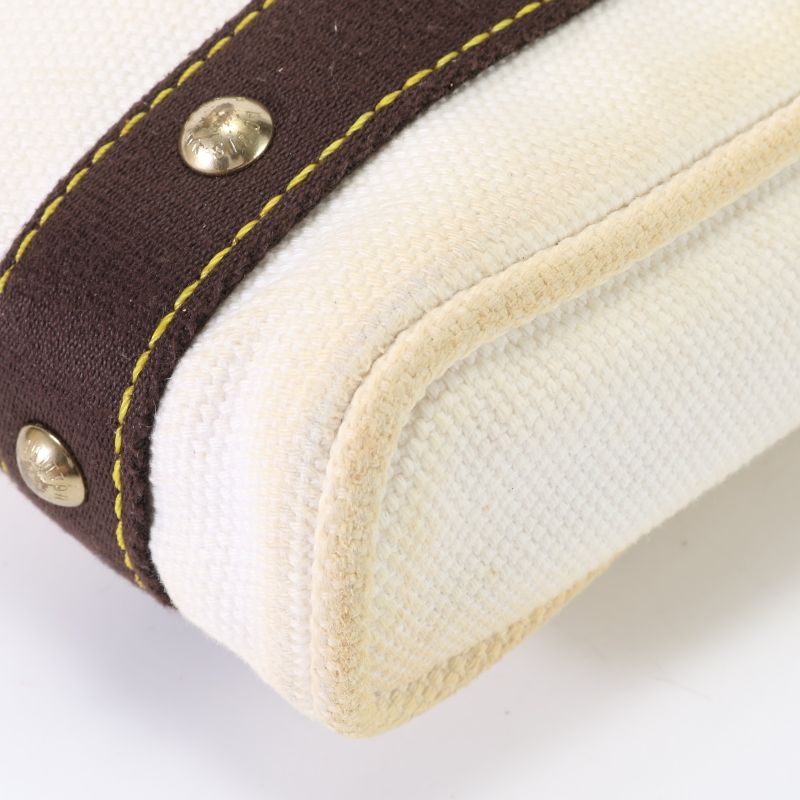 Louis Vuitton Antigua Cabas PM M40039 Handbag Tote Top Handle Shoulder Leather