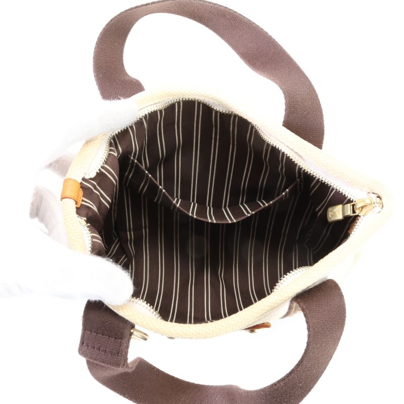 Louis Vuitton Antigua Cabas PM M40039 Handbag Tote Top Handle Shoulder Leather