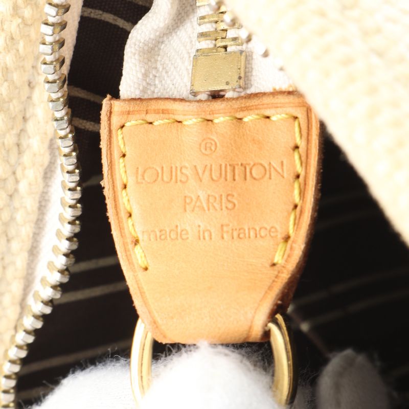 Louis Vuitton Antigua Cabas PM M40039 Handbag Tote Top Handle Shoulder Leather