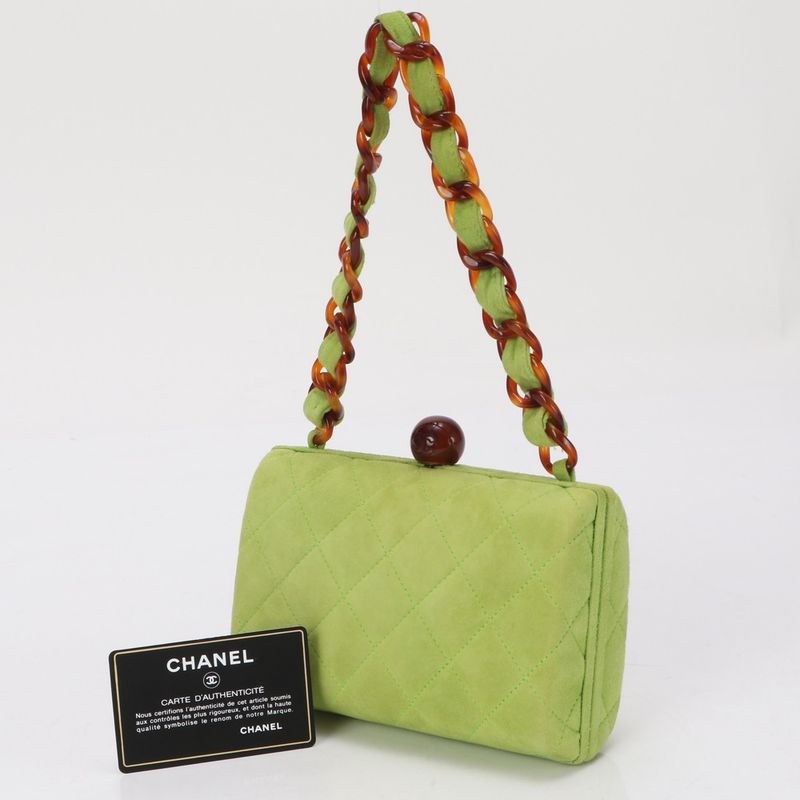 Chanel With Serial Seal Matelasse Chain Gusset Leather Handbag Shoulder Tote