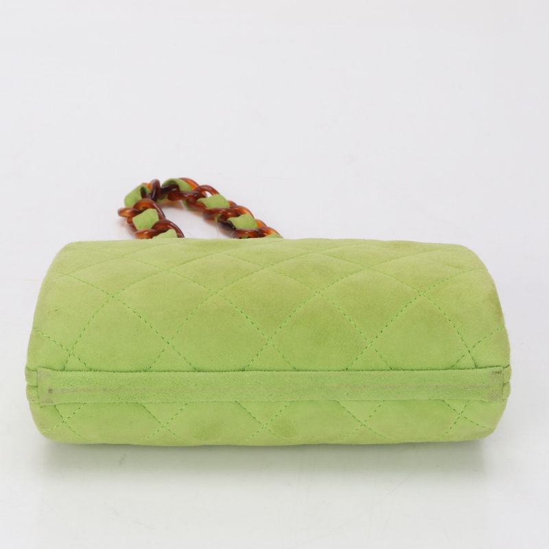 Chanel With Serial Seal Matelasse Chain Gusset Leather Handbag Shoulder Tote