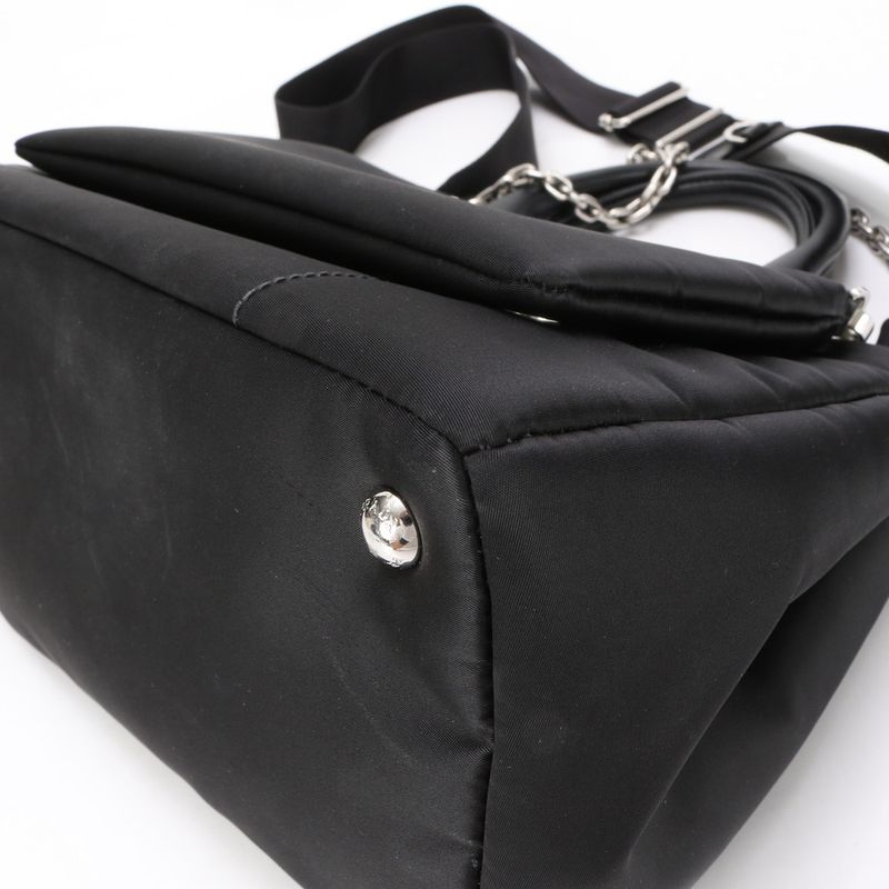 Prada Authenticity Appendix Tessuto Nylon Leather 2WAY Shoulder Bag 1bg364