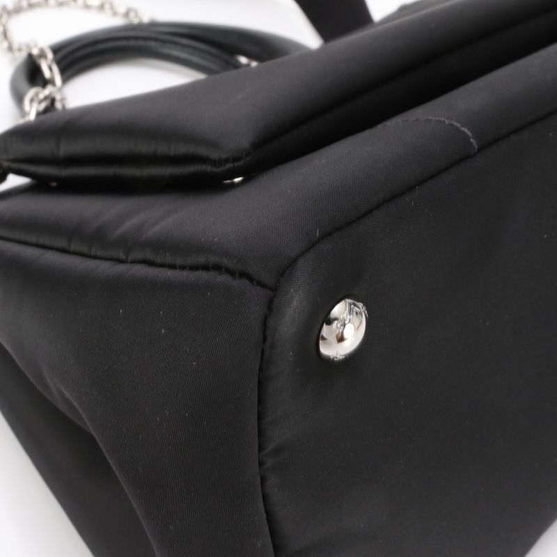 Prada Authenticity Appendix Tessuto Nylon Leather 2WAY Shoulder Bag 1bg364