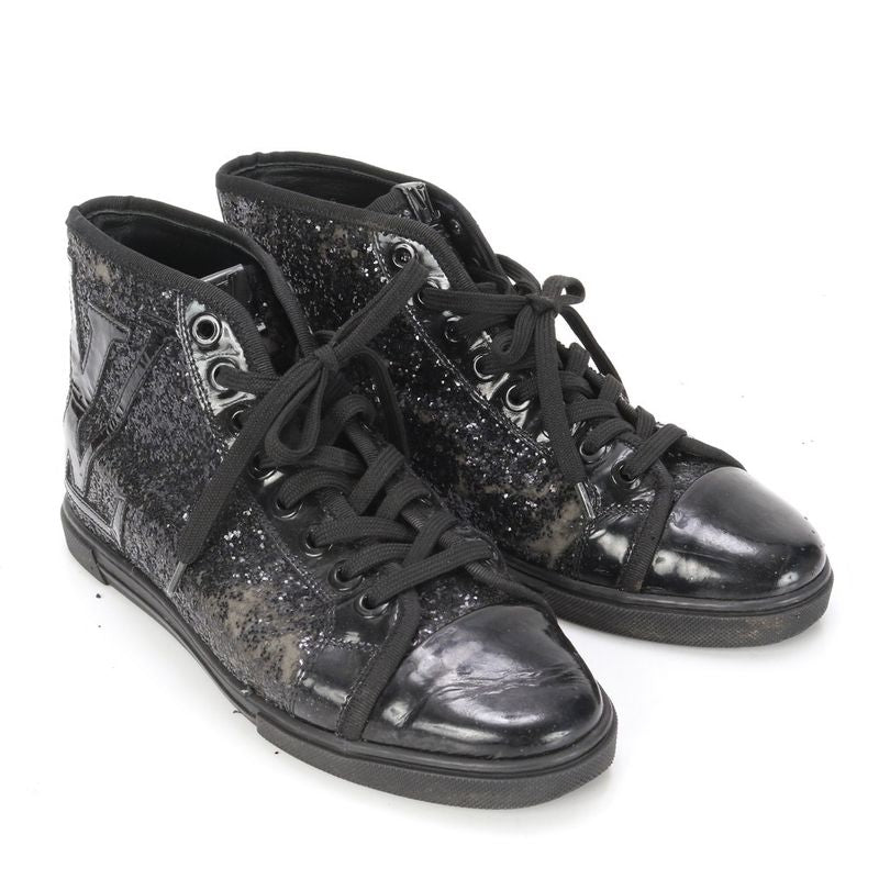 Louis Vuitton 37 1 2 24cm (9.45in) Equivalent Sneakers High Cut Shoes Brand