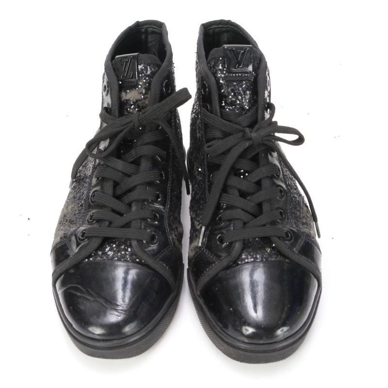 Louis Vuitton 37 1 2 24cm (9.45in) Equivalent Sneakers High Cut Shoes Brand