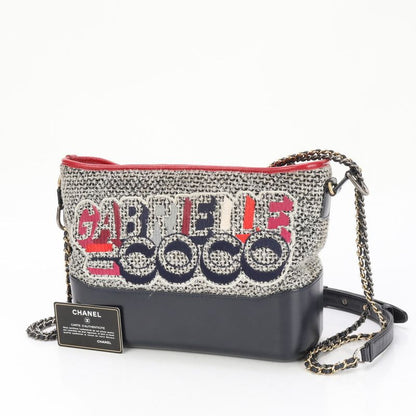 Chanel Authenticity With Serial Gabrielle De Chanel Leather 2WAY Shoulder Bag