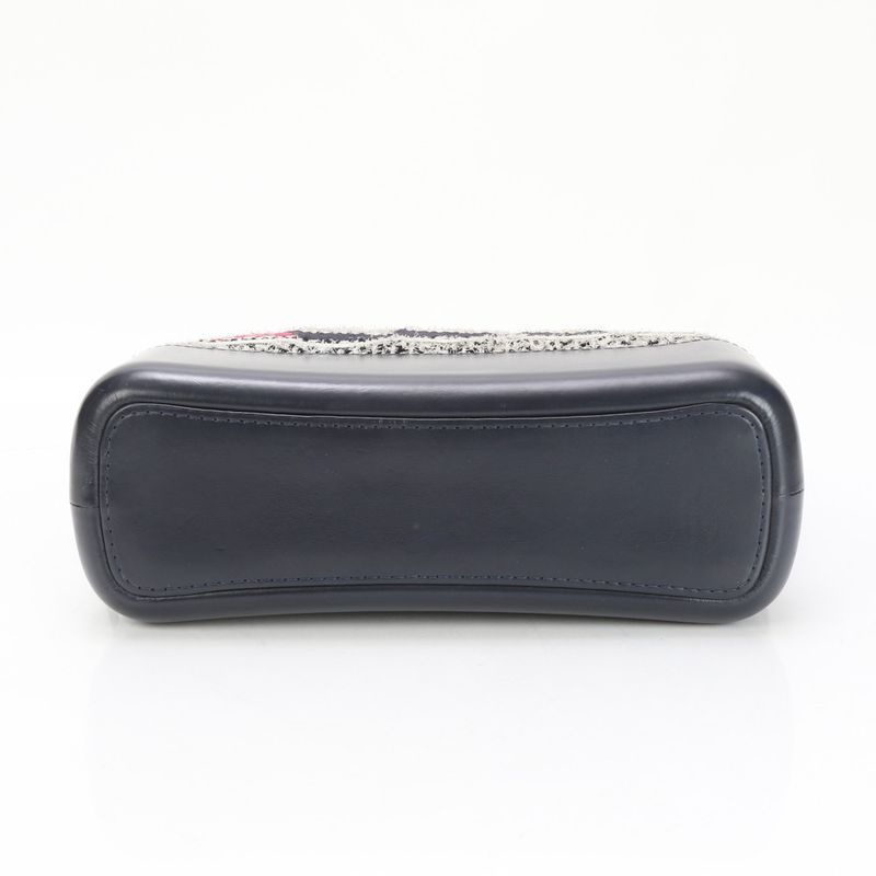 Chanel Authenticity With Serial Gabrielle De Chanel Leather 2WAY Shoulder Bag