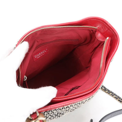 Chanel Authenticity With Serial Gabrielle De Chanel Leather 2WAY Shoulder Bag