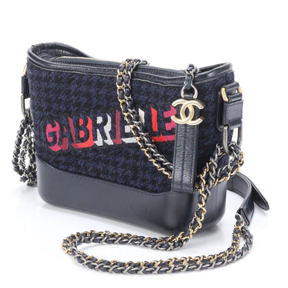 Chanel With Serial Seal Gabrielle De Chanel Leather 2WAY Shoulder Bag Crossbody