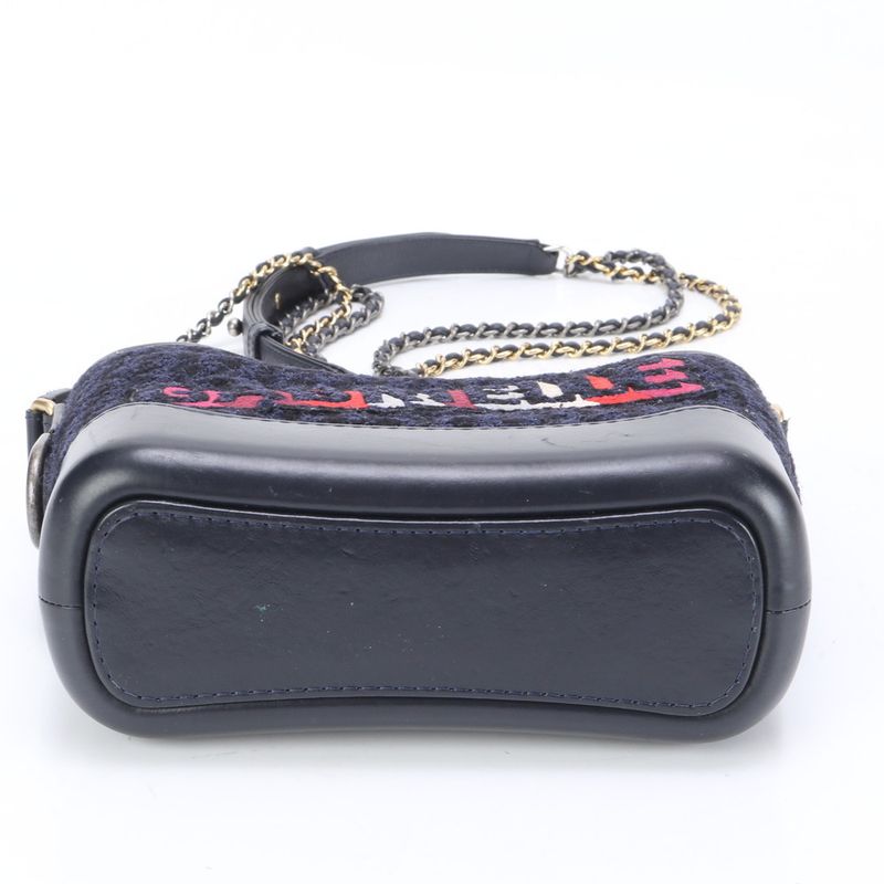 Chanel With Serial Seal Gabrielle De Chanel Leather 2WAY Shoulder Bag Crossbody