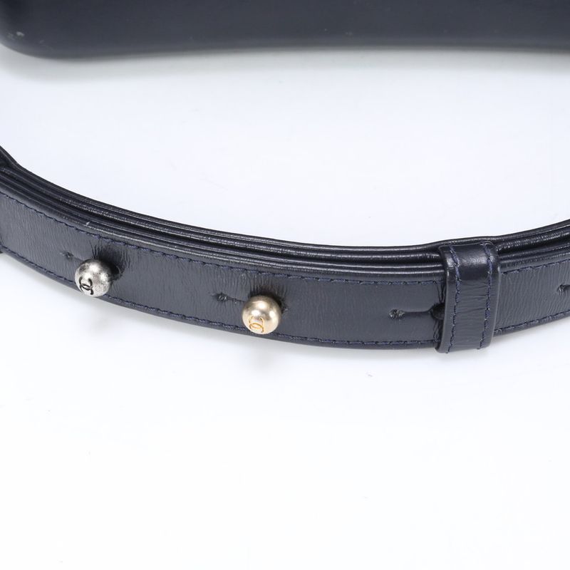 Chanel With Serial Seal Gabrielle De Chanel Leather 2WAY Shoulder Bag Crossbody