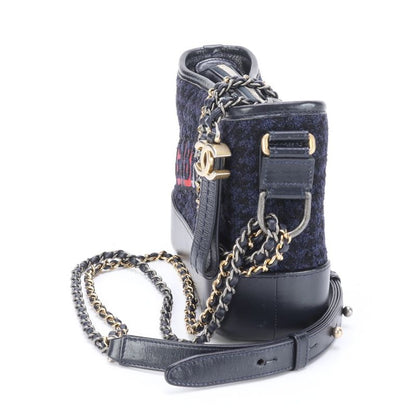 Chanel With Serial Seal Gabrielle De Chanel Leather 2WAY Shoulder Bag Crossbody