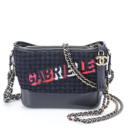 Chanel With Serial Seal Gabrielle De Chanel Leather 2WAY Shoulder Bag Crossbody