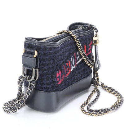 Chanel With Serial Seal Gabrielle De Chanel Leather 2WAY Shoulder Bag Crossbody