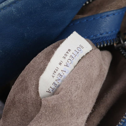 Bottega Veneta Intrecciato Hobo Blue Leather Shoulder Bag Shoulder Tote Hand