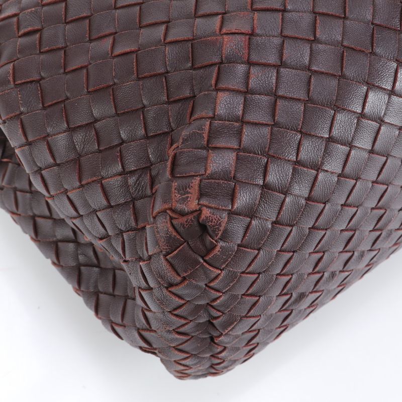 Bottega Veneta Intrecciato Braided Chain Leather Shoulder Bag Shoulder Tote