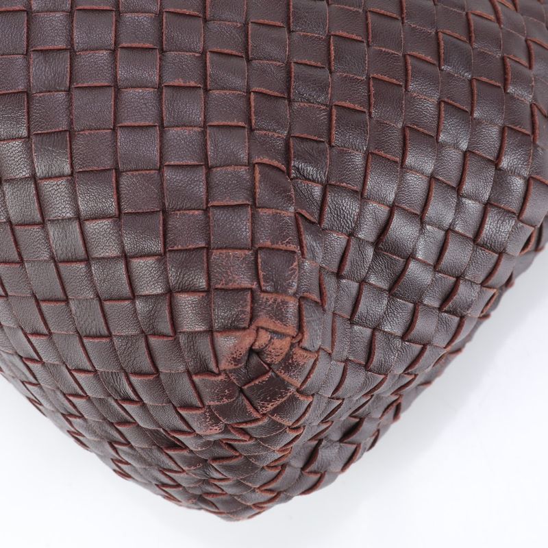 Bottega Veneta Intrecciato Braided Chain Leather Shoulder Bag Shoulder Tote
