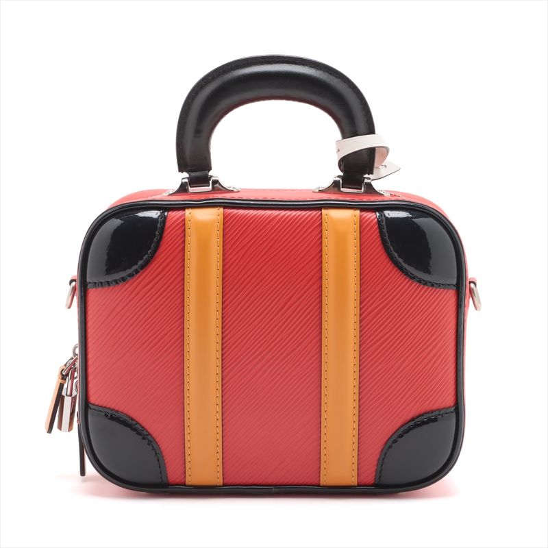 Louis Vuitton Epi Valisette BB Rouge M55524 Leather 2WAY Crossbody Hand Tote