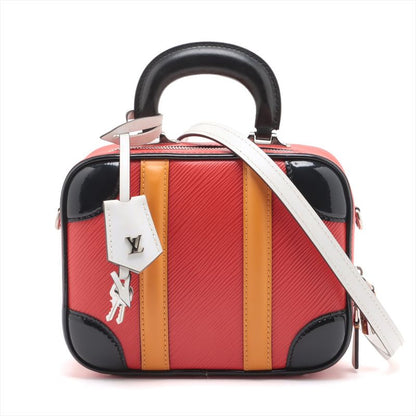 Louis Vuitton Epi Valisette BB Rouge M55524 Leather 2WAY Crossbody Hand Tote