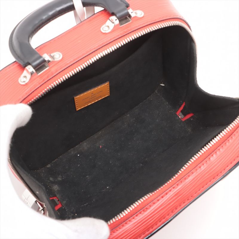 Louis Vuitton Epi Valisette BB Rouge M55524 Leather 2WAY Crossbody Hand Tote