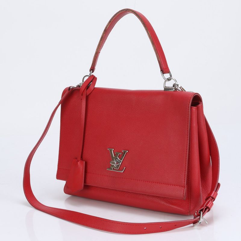 Louis Vuitton Lock Me 2 Ruby M50363 Leather 2WAY Shoulder Bag Crossbody Hand
