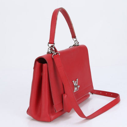 Louis Vuitton Lock Me 2 Ruby M50363 Leather 2WAY Shoulder Bag Crossbody Hand