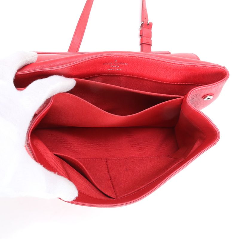Louis Vuitton Lock Me 2 Ruby M50363 Leather 2WAY Shoulder Bag Crossbody Hand