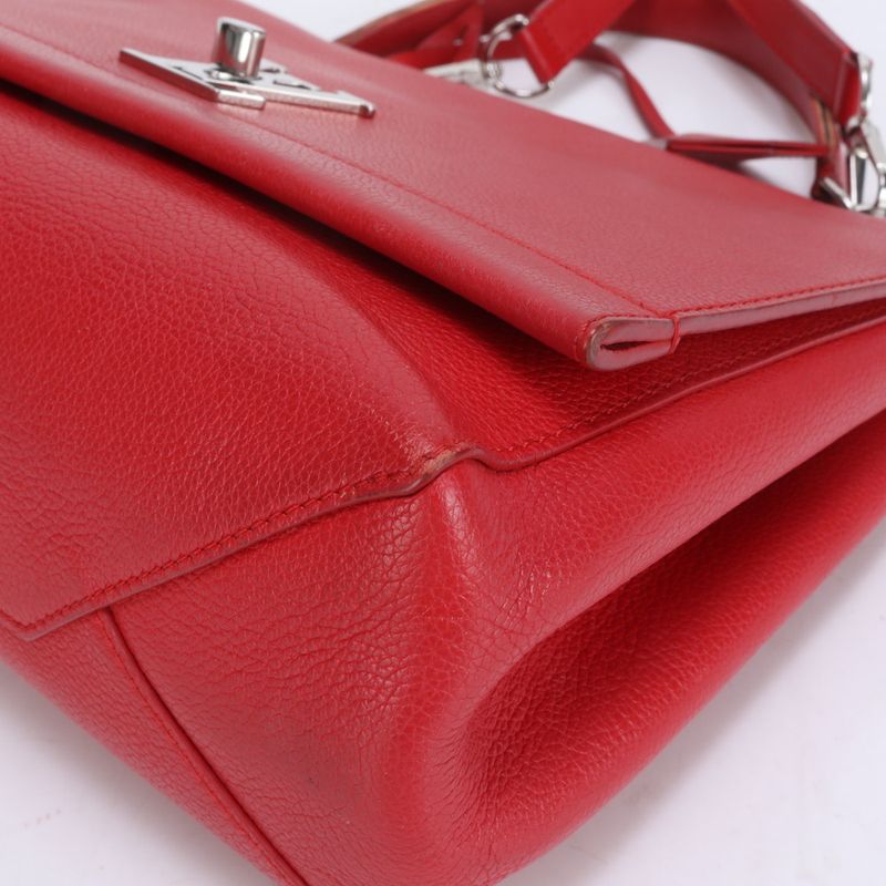 Louis Vuitton Lock Me 2 Ruby M50363 Leather 2WAY Shoulder Bag Crossbody Hand