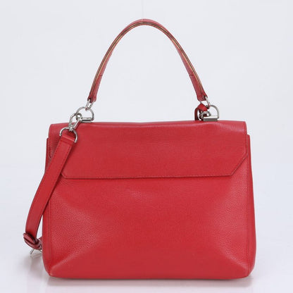 Louis Vuitton Lock Me 2 Ruby M50363 Leather 2WAY Shoulder Bag Crossbody Hand