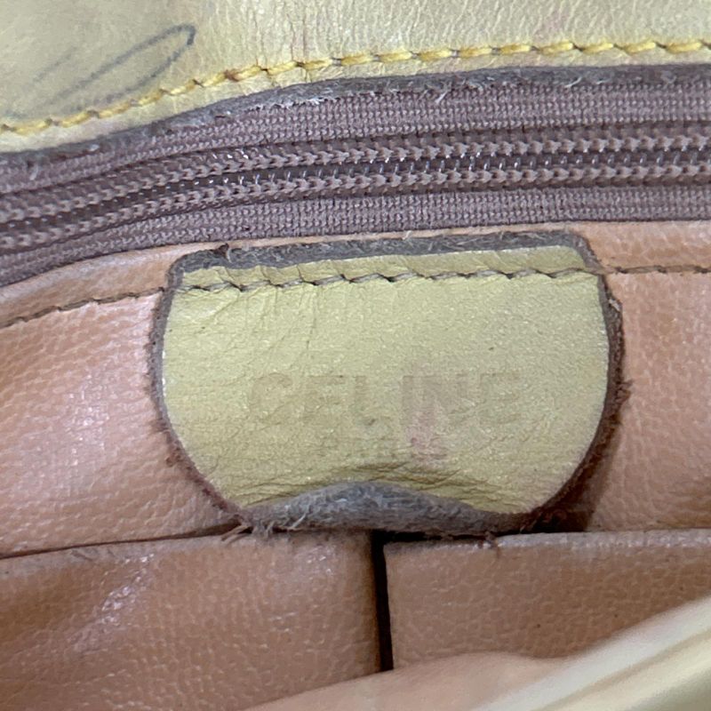 Vintage Celine Carriage Hardware Leather Shoulder Bag Crossbody Hand Tote