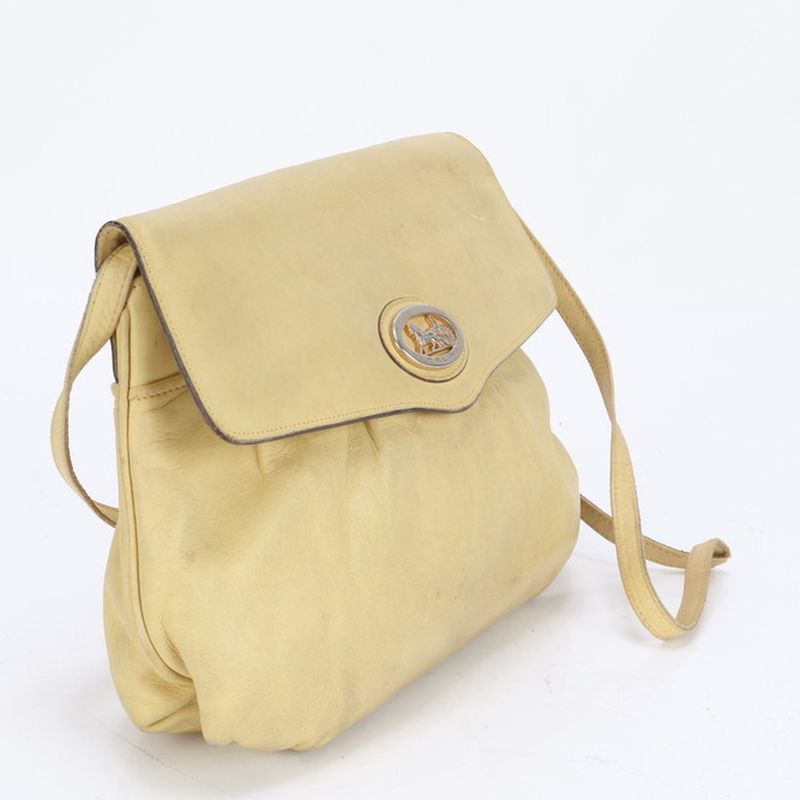 Vintage Celine Carriage Hardware Leather Shoulder Bag Crossbody Hand Tote