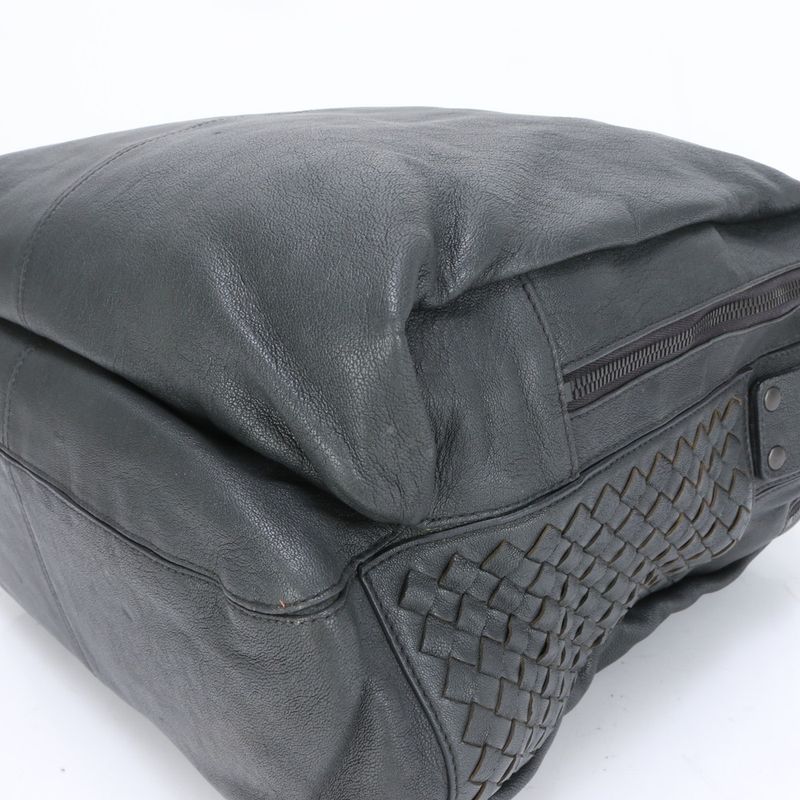 Bottega Veneta Intrecciato Woven Leather 2WAY Business Bag Crossbody Shoulder