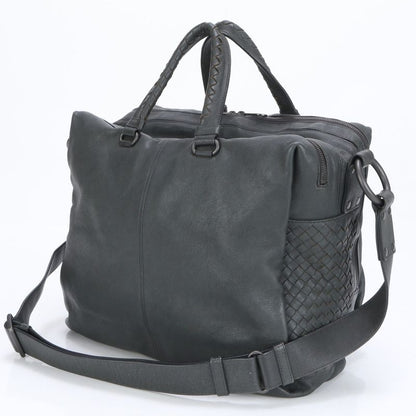 Bottega Veneta Intrecciato Woven Leather 2WAY Business Bag Crossbody Shoulder