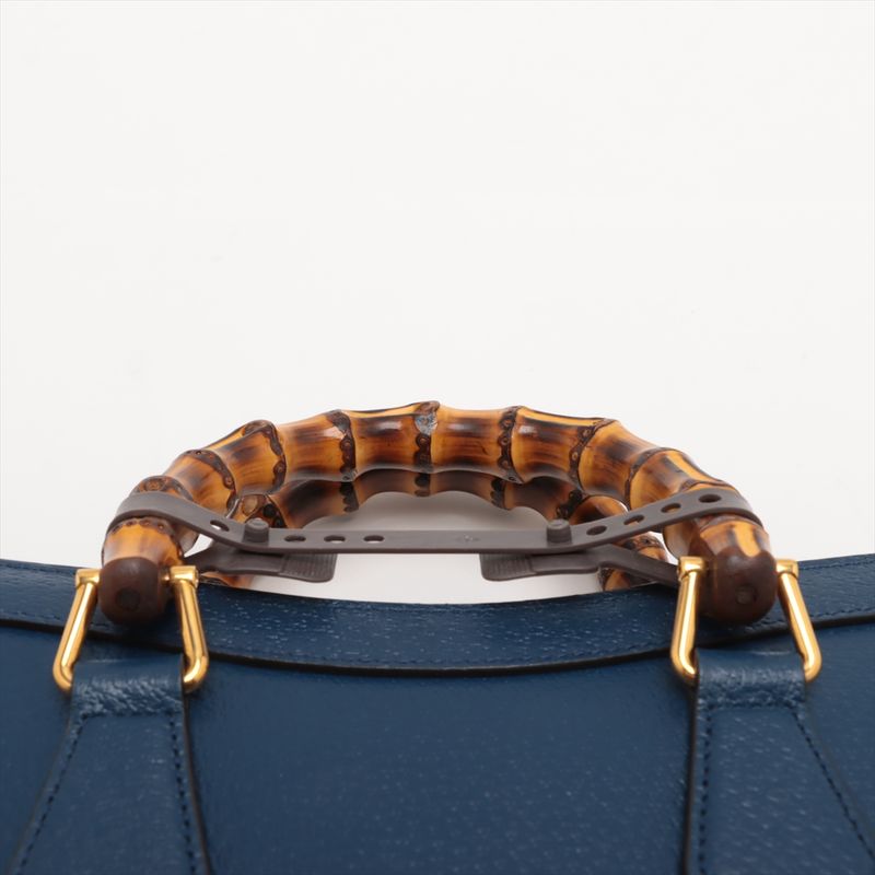 Gucci Bamboo Diana Small Leather 2WAY Handbag Crossbody Hand Tote 702721