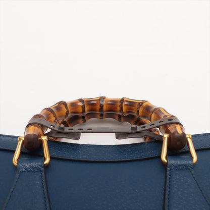 Gucci Bamboo Diana Small Leather 2WAY Handbag Crossbody Hand Tote 702721