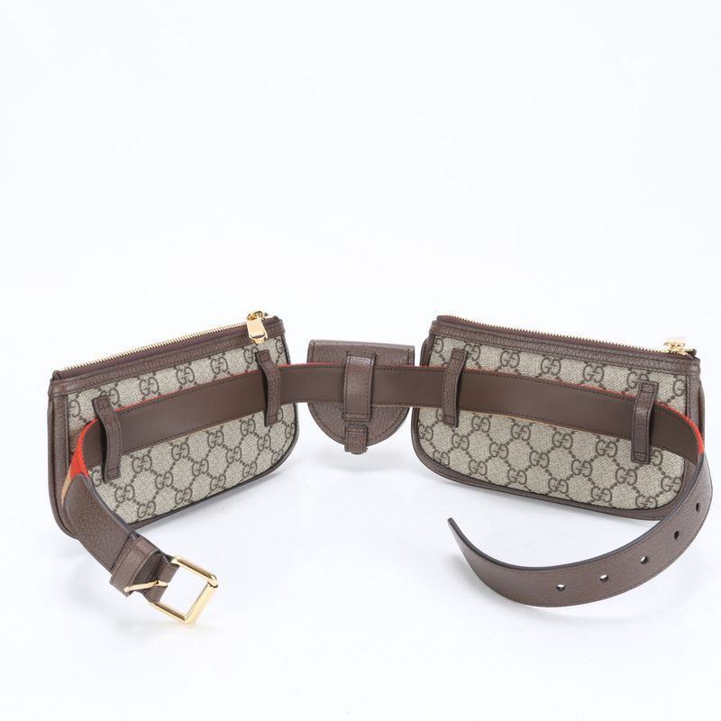 Unused Gucci GG Supreme Blondie Mini Belt Bag 702614 Bag Leather Waist Pouch