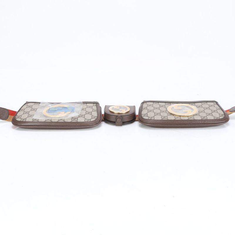 Unused Gucci GG Supreme Blondie Mini Belt Bag 702614 Bag Leather Waist Pouch