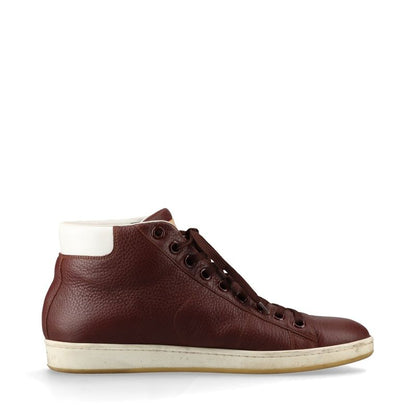 Louis Vuitton Surf Side Line 7 Leather High Cut Sneakers Shoes Genuine Leather