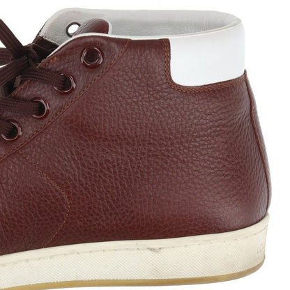 Louis Vuitton Surf Side Line 7 Leather High Cut Sneakers Shoes Genuine Leather