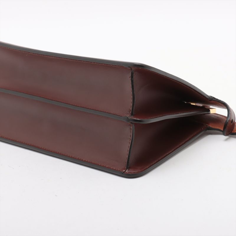 Fendi Peekaboo Icyou East West Leather 2WAY Shoulder Bag Crossbody Hand Women's