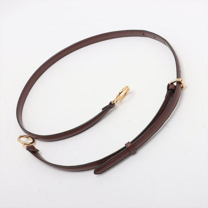 Fendi Peekaboo Icyou East West Leather 2WAY Shoulder Bag Crossbody Hand Women's