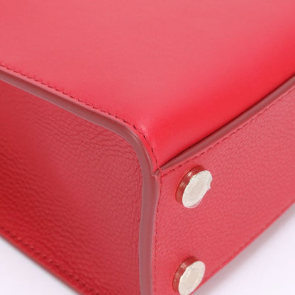 Unused Bvlgari Logo Leather With RFID 2WAY Shoulder Bag Crossbody Hand Tote