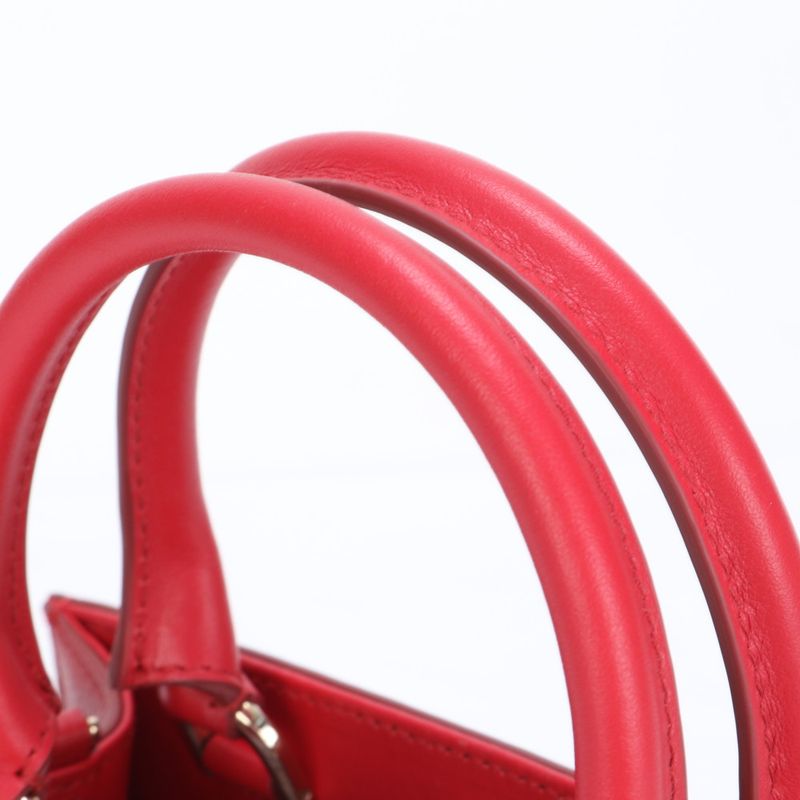 Unused Bvlgari Logo Leather With RFID 2WAY Shoulder Bag Crossbody Hand Tote