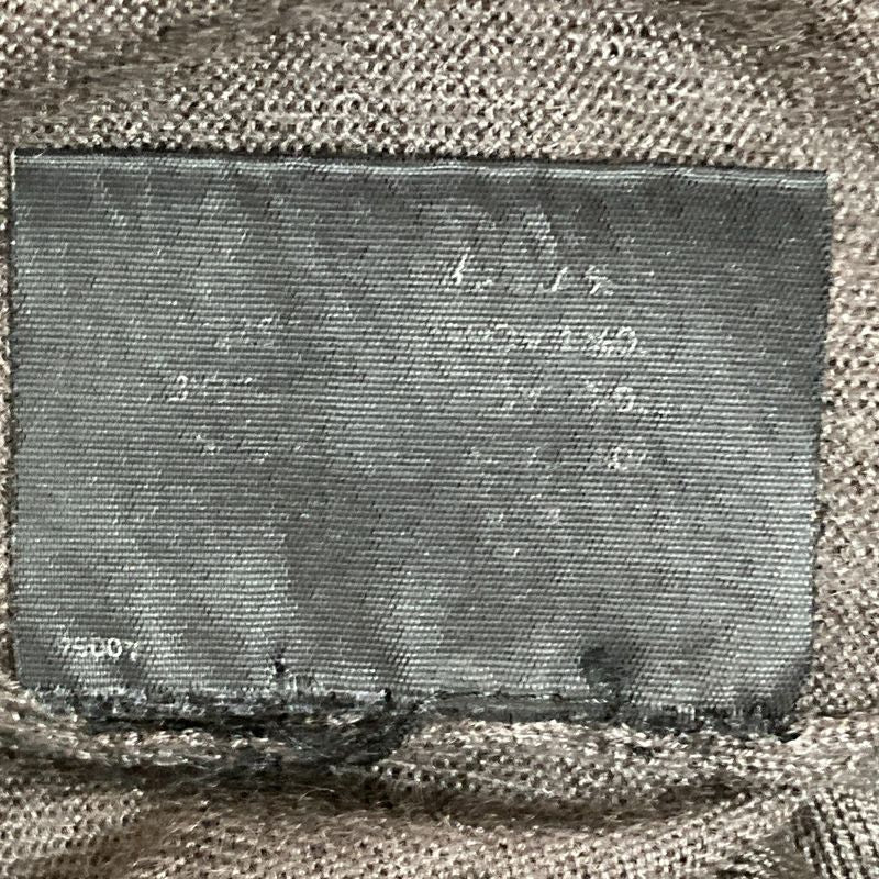 Prada V-neck Knit Cardigan Size 40 Gray Women's Used