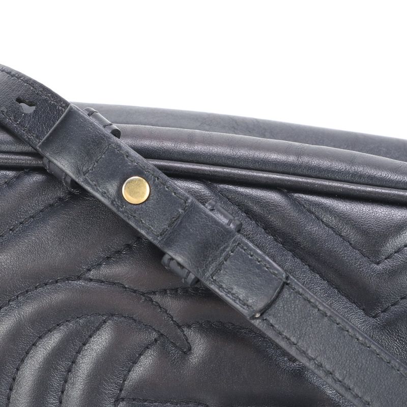 Gucci GG Marmont Quilted Leather Chain Shoulder Bag Crossbody Hand Tote 447632