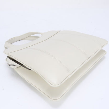 Gucci GG Silver Chain Shoulder Leather 2WAY Tote Bag Crossbody Hand 745918