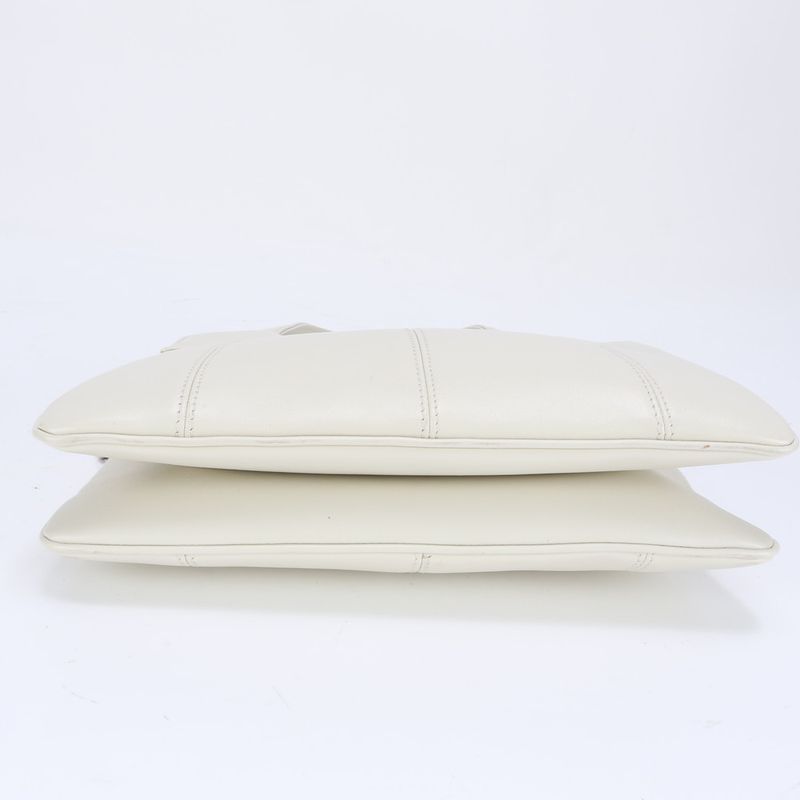 Gucci GG Silver Chain Shoulder Leather 2WAY Tote Bag Crossbody Hand 745918