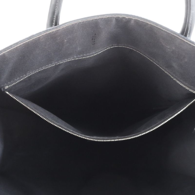 Fendi Zucca Vertical Tote Bag 7va578 Leather 2WAY Crossbody Shoulder Business