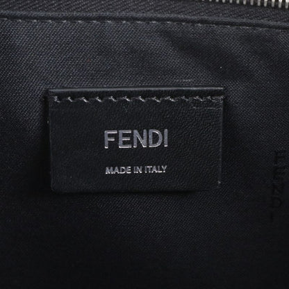 Fendi Zucca Vertical Tote Bag 7va578 Leather 2WAY Crossbody Shoulder Business