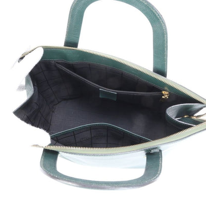 Celine Leather Tote Bag Hand Top Handle Shoulder Gold Hardware Women's RRE